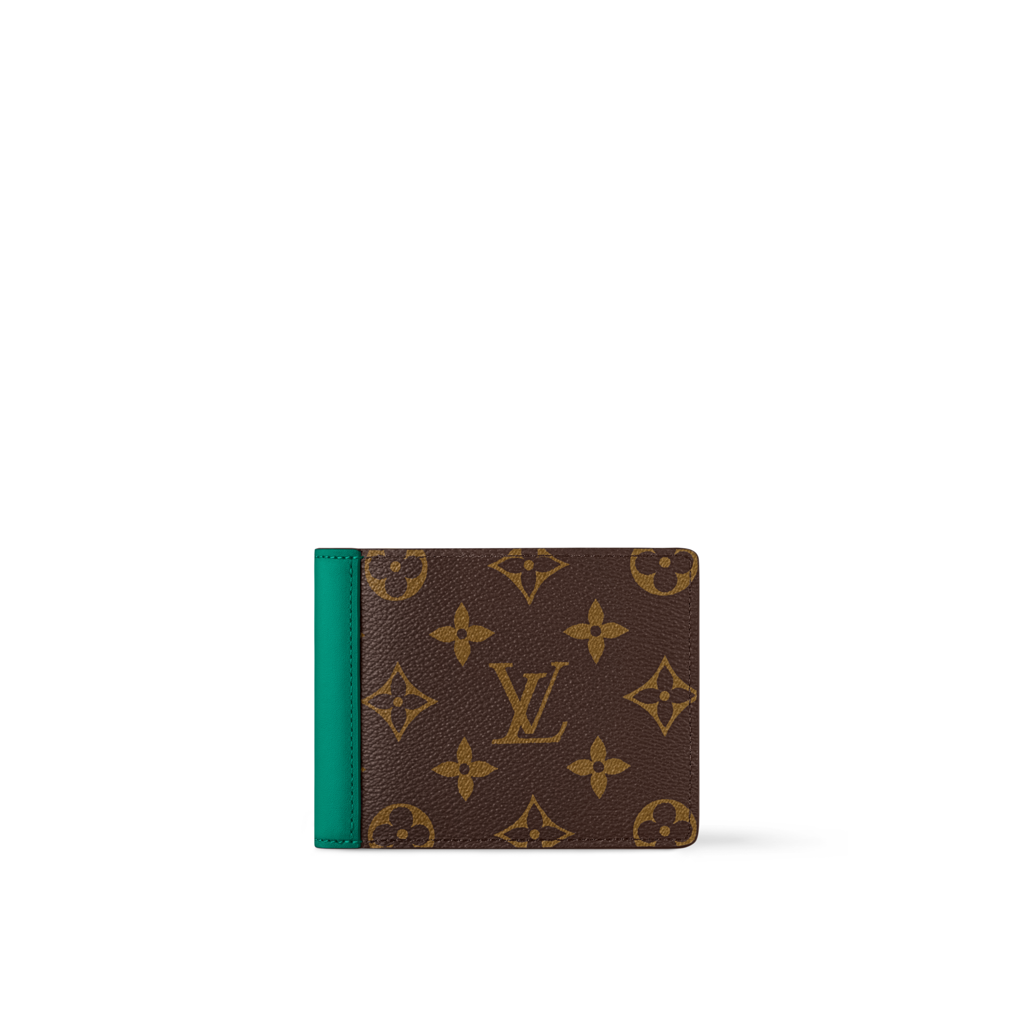 Louis Vuitton Smooth Brown Textured Leather outlets Cover/Money/ID/Card Pouch- 3 Free Gi